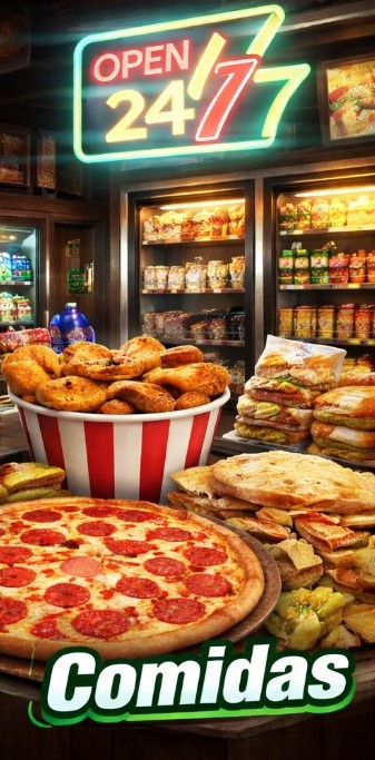 Sección de comidas